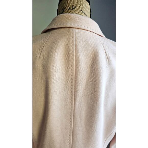 Talbots Pink Peach 2 Button Blazer, Gorgeous Stitching Detailed, New, Sz 8 - Picture 4 of 9